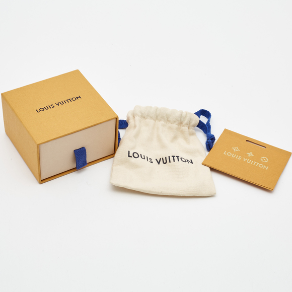 LOUIS VUITTON Monogram Coated Canvas Gold Tone Bracelet - Picture 5 of 5